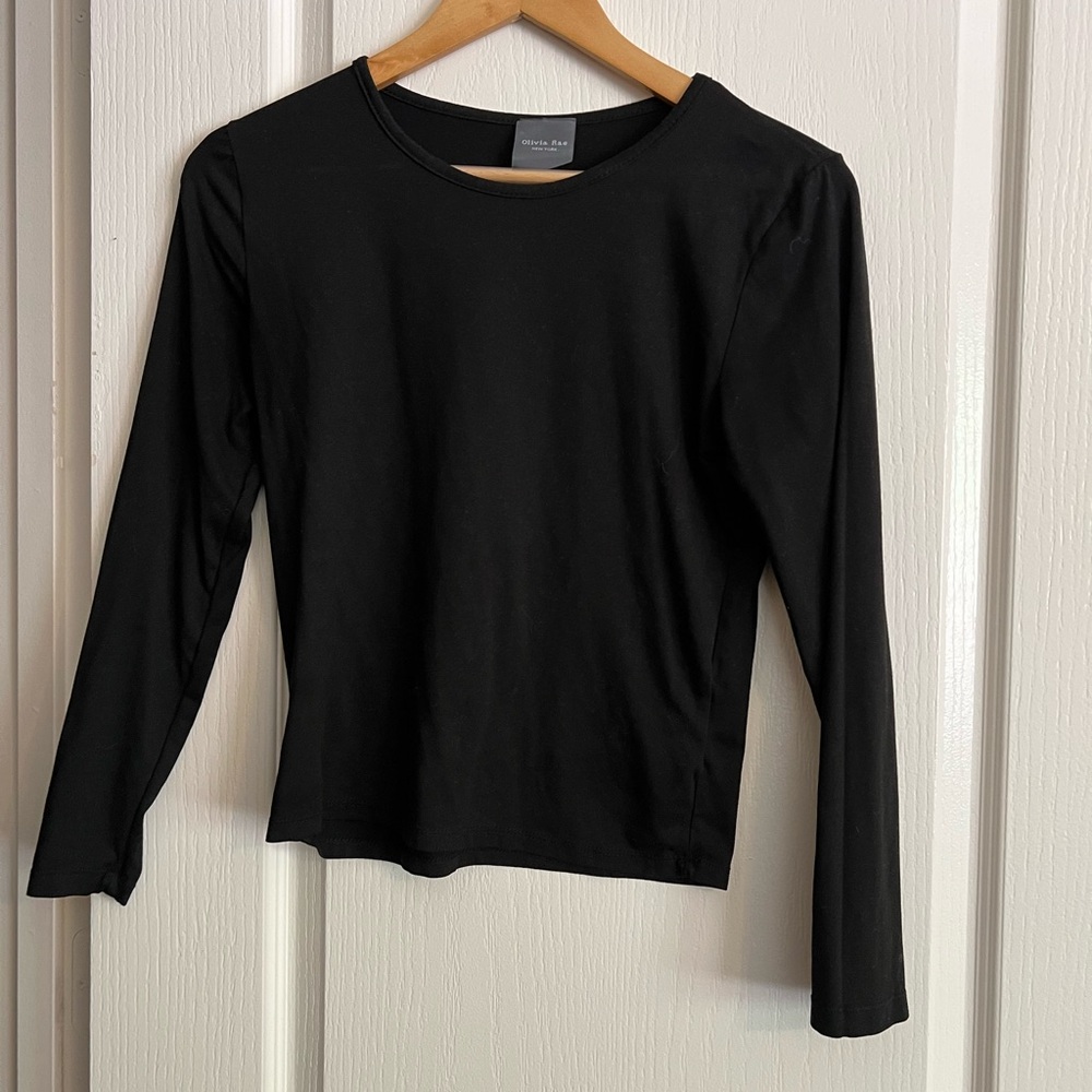 Basic black long sleeve